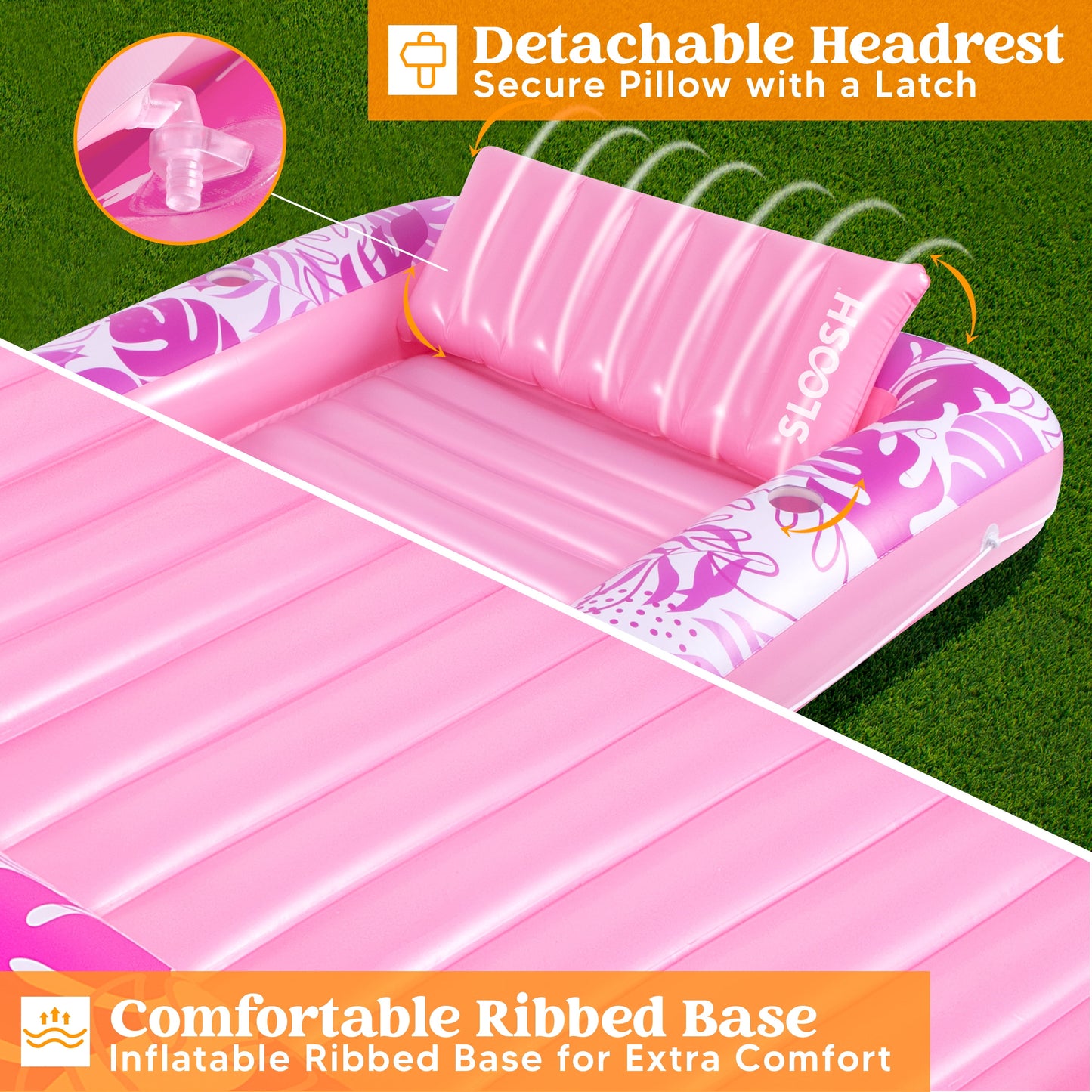 Indulge in Ultimate Comfort with the 70" x 46" Inflatable Tanning Pool Lounger Float – Perfect for Relaxation and Fun in the Sun for Kids and Adults
