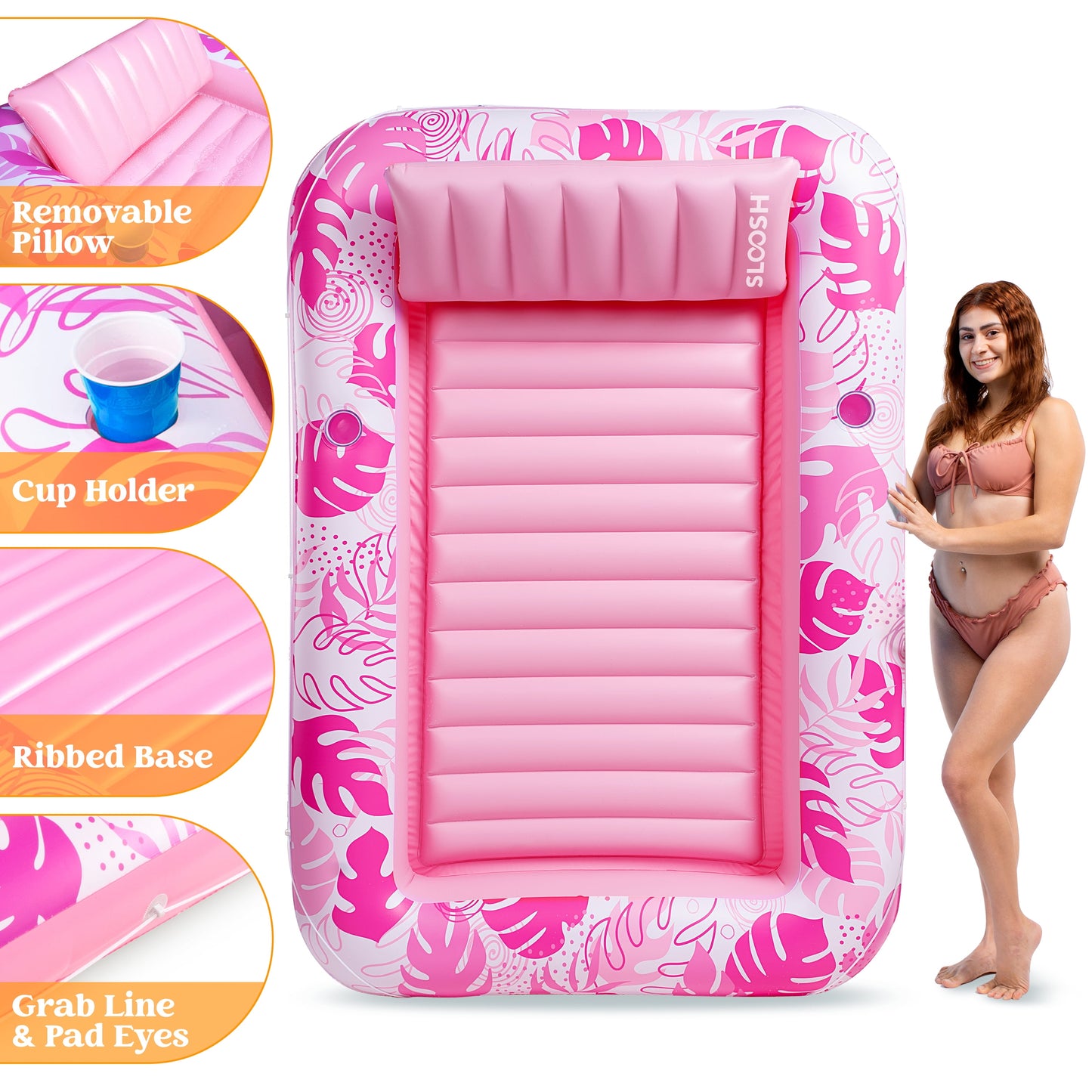 Indulge in Ultimate Comfort with the 70" x 46" Inflatable Tanning Pool Lounger Float – Perfect for Relaxation and Fun in the Sun for Kids and Adults
