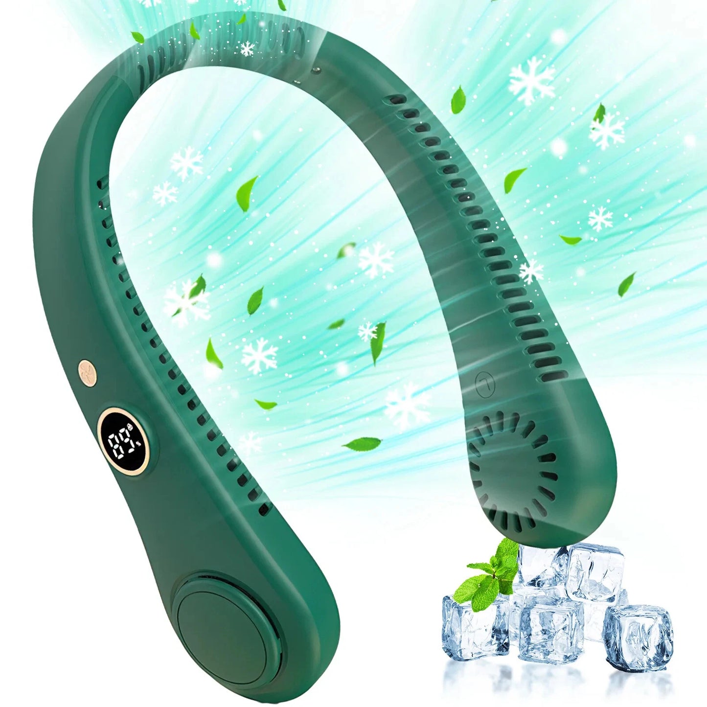 Portable Hanging Neck Fan with USB Cooling | Mini Air Conditioner