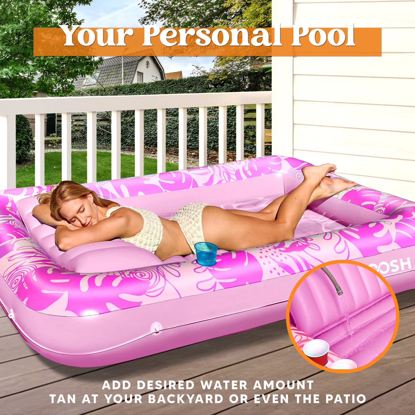 Indulge in Ultimate Comfort with the 70" x 46" Inflatable Tanning Pool Lounger Float – Perfect for Relaxation and Fun in the Sun for Kids and Adults