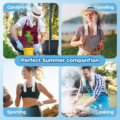 Portable Hanging Neck Fan with USB Cooling | Mini Air Conditioner