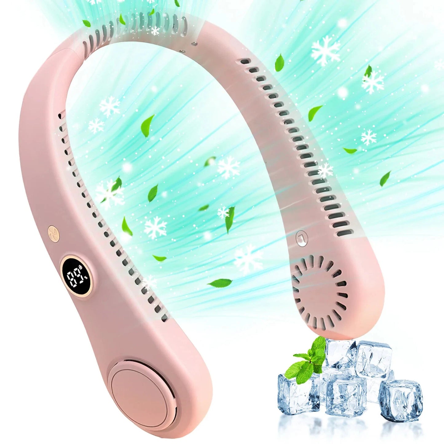 Portable Hanging Neck Fan with USB Cooling | Mini Air Conditioner