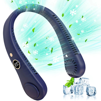 Portable Hanging Neck Fan with USB Cooling | Mini Air Conditioner