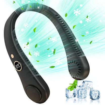 Portable Hanging Neck Fan with USB Cooling | Mini Air Conditioner